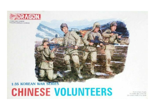 Figuras P/armar Dragon Chinese Volunteers 1/35 Kit 6806
