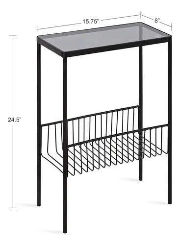 Trubey Mesa Auxiliar Moderna 1575 X 8 X 246 Pulgadas Color