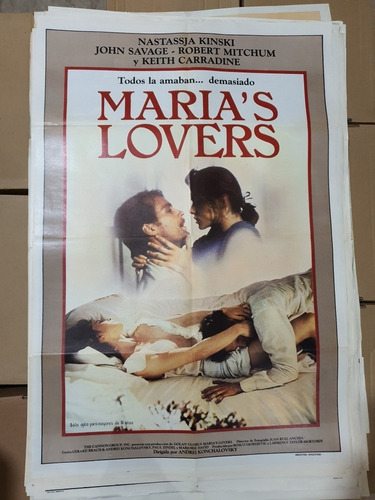- Afiche De Cine Original-maria's Lovers N.kinsky- 1962
