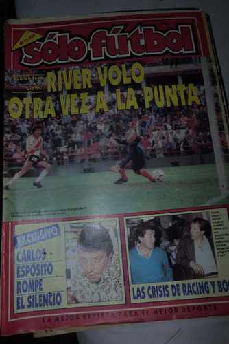Revista Solo Futbol River Volo Otra Vez A La Punta