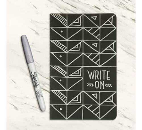 Sharpie 1858004 Metallic Marcador Permanente Punto Fino, 3