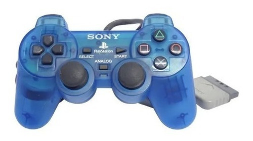 Ps One - Control Azul Original Sony Dualshock Funcionando
