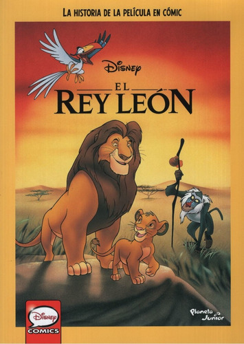 El Rey León -  La Historia De La Película En Cómic