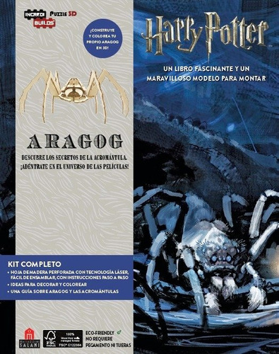 Incredibuilds Harry Potter Aragog, De Varios Autores. Editorial Magazzini Salani, Tapa Dura En Español