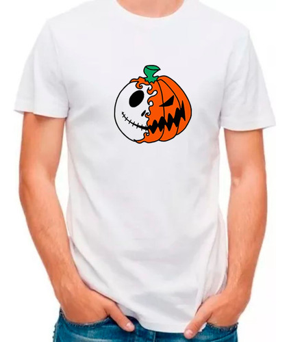 Franela Para Hombre Halloween Jack Spooky 