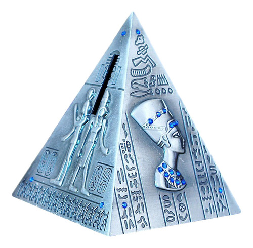 Caja De Pirámide Egipcia, Artesanías Coleccionables, Gris