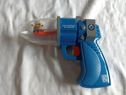 Pistola Juguete Minions Universal Studios Luz Y Sonido Azul (Usado)
