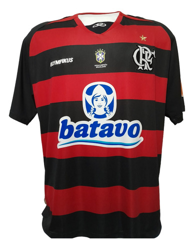 Camisa De Futebol Oficial Do Flamengo Olympikus