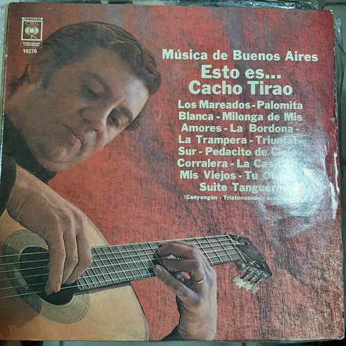 Vinilo Cacho Tirao Musica De Buenos Aires O3