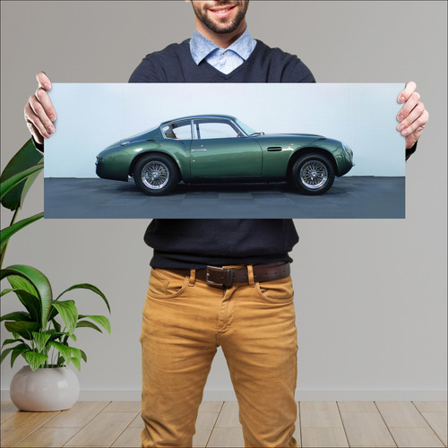 Cuadro 30x80cm Auto 1960 Aston Martin Db4 Gt Zag 50