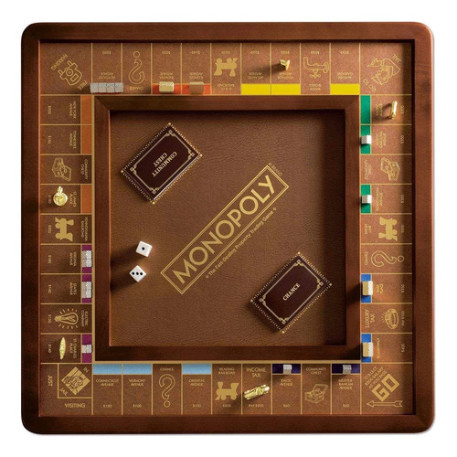 Juego De Mesa Monopoly En Madera, De Winning Solutions