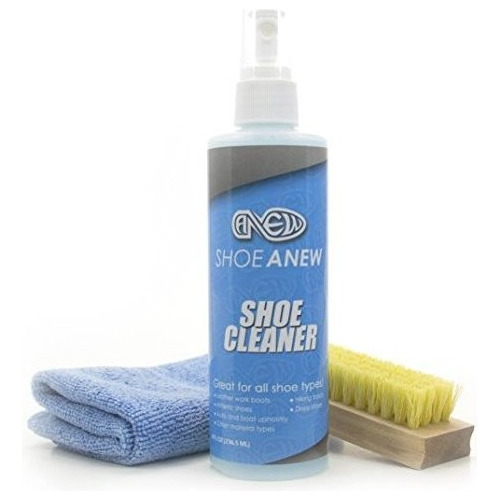 Shoeanew - Kit De Limpieza De Zapatos, Natural, 8 Onzas,