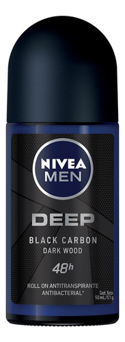 Desodorante Antibacterial Nivea Men Deep Dark Wood 50 Ml