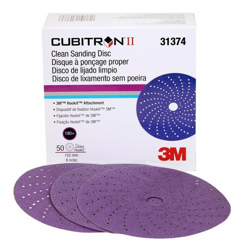 Kit Lijas 3m Disco Cubitron Ii 180+(5pz),220+(5pz),320+(5pz)