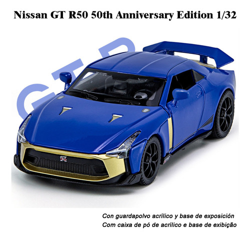 Nissan Gtr50 Edición 50º Aniversario Miniatura Metal Coche