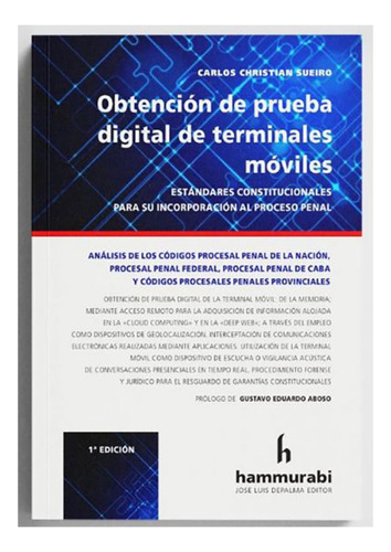 Obtencion De Prueba Digi Tal De Terminales Moviles - Sueiro,