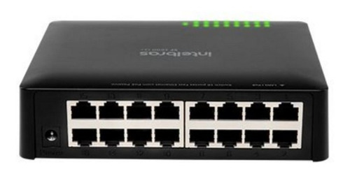 Imagem 2 de 2 de Sf 1600 Q+ Switch Intelbras 16 Portas Fast Ethernet (10/100)