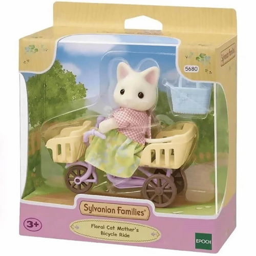 Sylvanian Families Bicicleta Mamãe Gato Primavera Epoch 5680