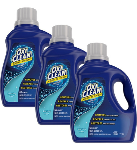 Oxiclean 2 Pack Detergente Líquido Para Ropa 100.5 Oz.