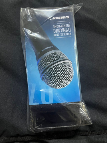 Micrófono Samson Q7 dinámico supercardioide negro