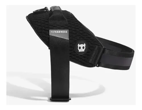 Peitoral Mesh Para Cão Zee.dog Gotham Preto Ajustável