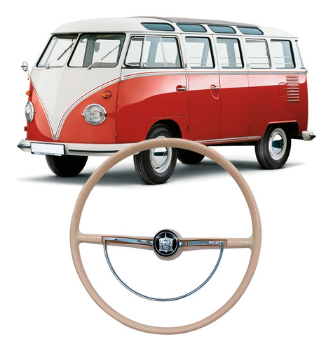 Volante Vw Kombi 1986 A 2013 Modelo Original Cubo Embutido