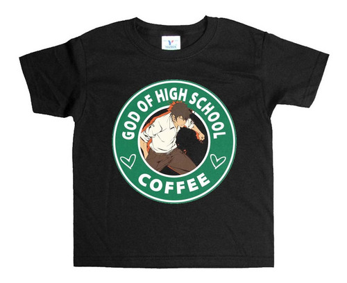 Remera Negra Adultos Cafe R345