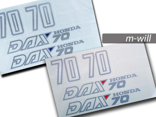 Kit De Calcos Original Honda Dax 70 - ´96