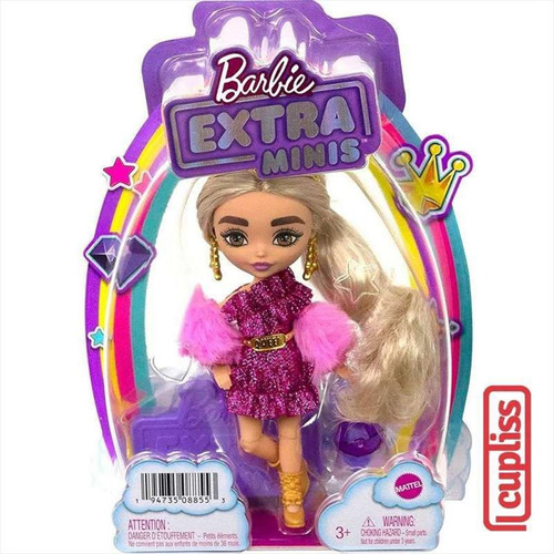 Muñeca Barbie Extra Minis Multicolor Con Accesorios Original