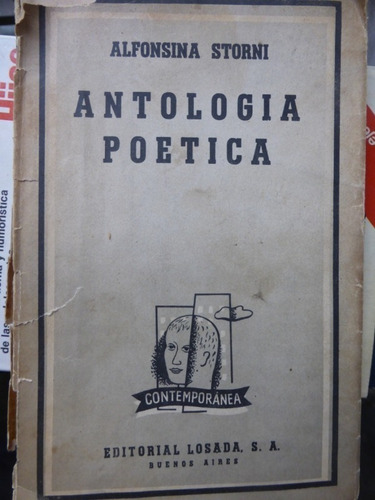 Antologia Poetica - Alfonsina Storni - Losada - 1956