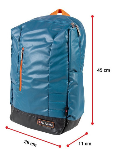 Techzone Backpack Para Laptop 15.6 Contra Agua Color Azul