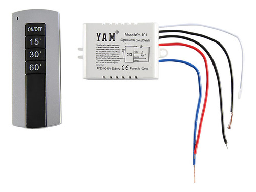 Interruptor Temporizador De Control Remoto De Encendido/apag