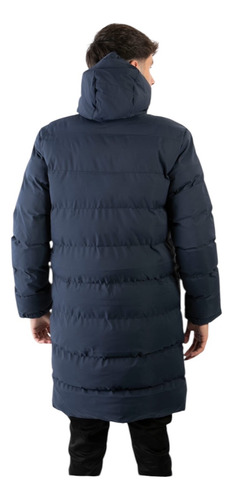 Campera Hombre Inflada Parka Larga Impermeable
