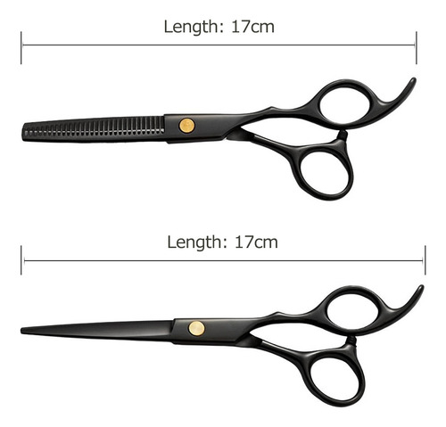 Js Juego De Tijeras De Barbero Profesionales De 13 Piezas,