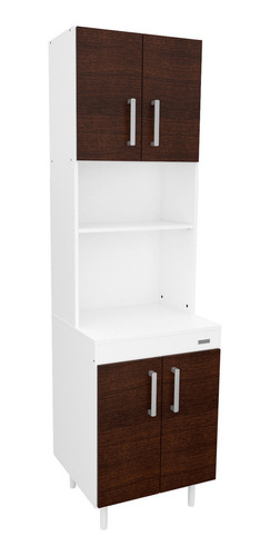 Mueble Columna De Cocina 4 Puertas Despensero Blanco 10155 Color 10155 - Blanco