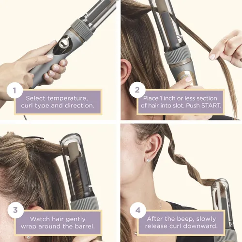 Curling Iron Conair Curl Secret, Barril Automático De 3/4 Pu