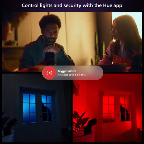 Kit De Inicio Philips Hue Secure Con Cámara Y Sensores