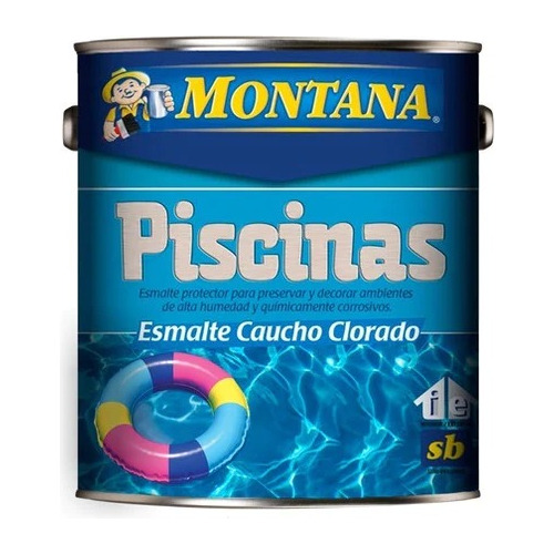 Pintura Piscina Caucho Clorada Montana Cod: 1058770