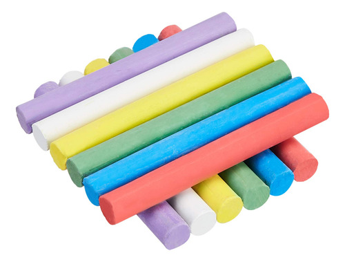 Chalk Amazon Basics Sin Polvo Con Goma De Borrar, 24 Barras