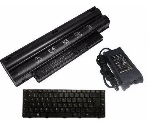 Kit Bateria Dell Vostro + Carregador + Teclado Vostro 3550