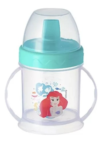 Copo Kids Alça Disney Princesas Ariel 220ml