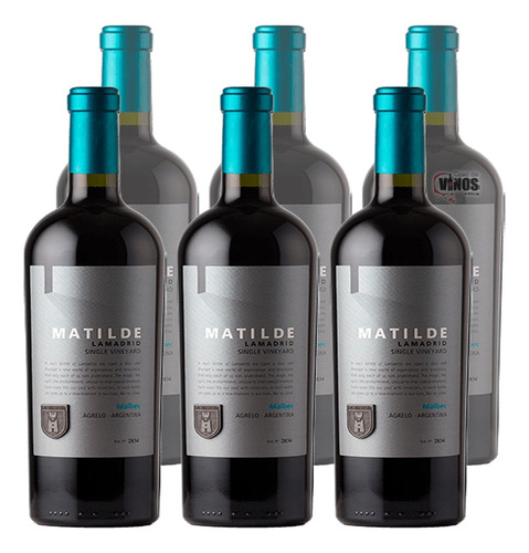 Vino Matilde Bodega Lamadrid Caja X6 Unidades