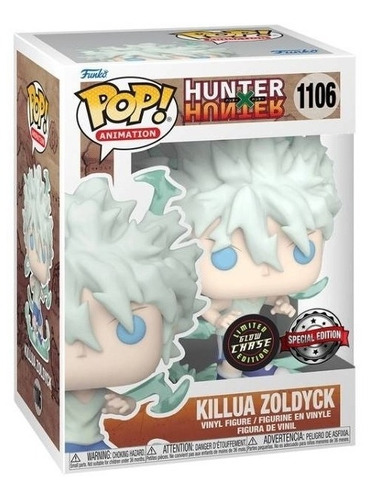 Funko Pop Hunterxhunter - Killua Zoldyck 1106 Glow Chase