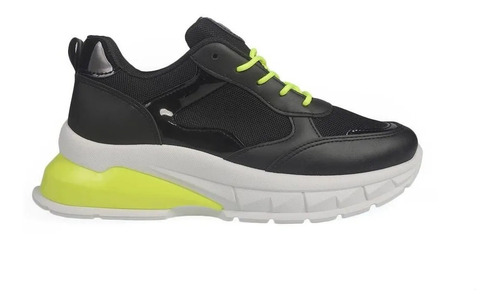 Imagen 1 de 8 de Zapatillas Curly 47 Street Mujer Urbanas Livianas Plataforma