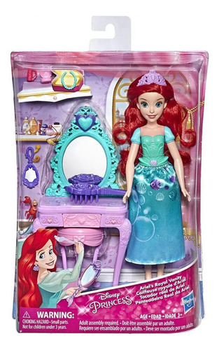 Boneca Disney Princesas Playset Cenario Ariel Hasbro E2912