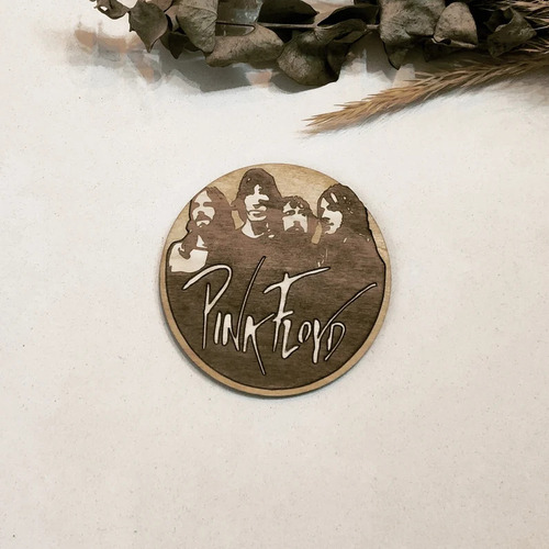 Posavasos Bandas Rock En Madera (3er Grupo De Portavasos)