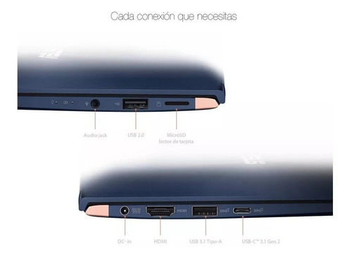 Laptop Asus Zenbook Ux333f Core I5 8gb Ssd 256gb 13.3 W10 (Usado)