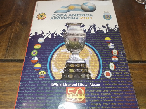 Album Figuritas Copa América 2011 Panini. Completo Excelente
