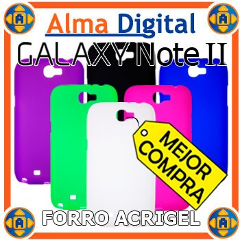 Imagen 1 de 4 de Forro Acrigel Samsung Note2 7100 Celular Estuche Manguera Ii