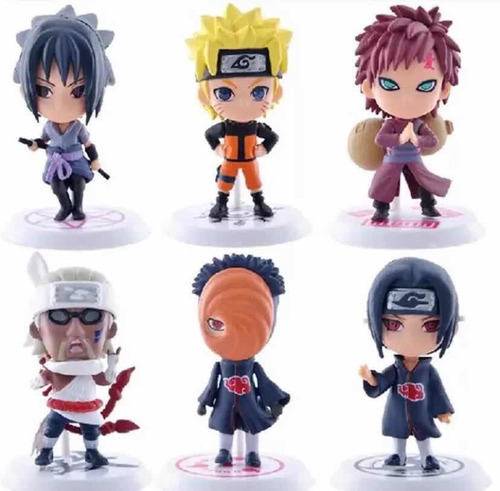 Mini Set De Naruto 6 Piezas